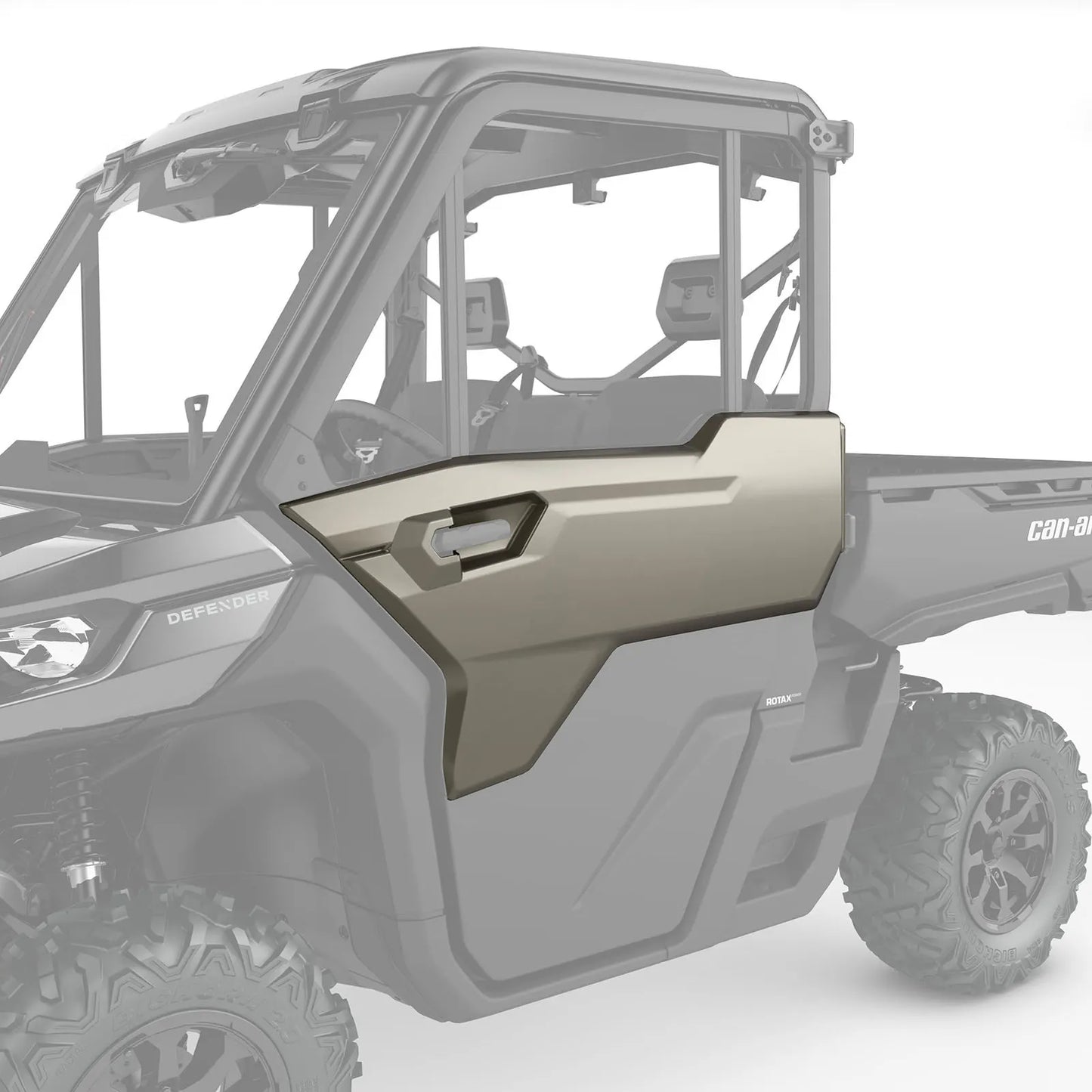 Front Left Door Trim Liquid Titanium Can-Am Defender