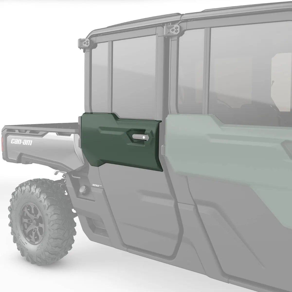 Rear Right Door Trim - Compass Green Can-Am Defender