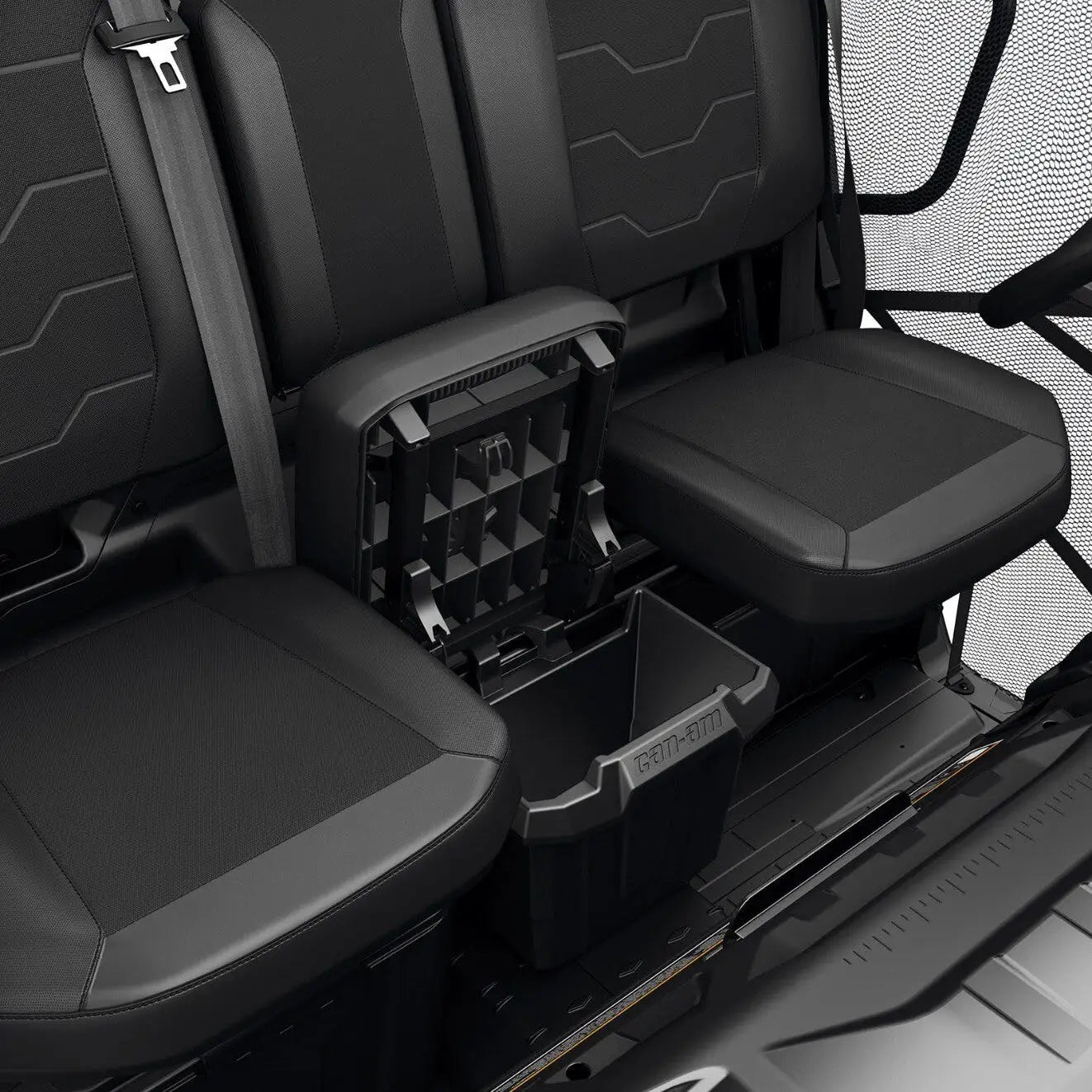 2 US Gal (8 L) Center Underseat Storage Bin Can-Am Defender