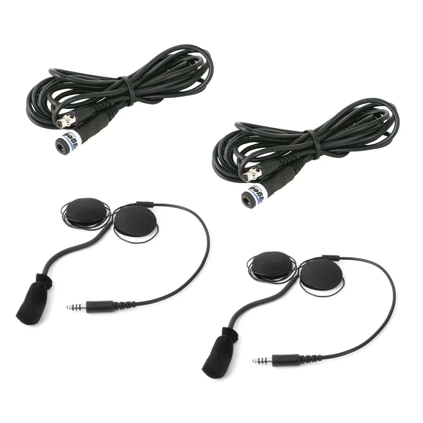 Rugged Radios Helmet Headset Kit for Rear Passengers Can-Am