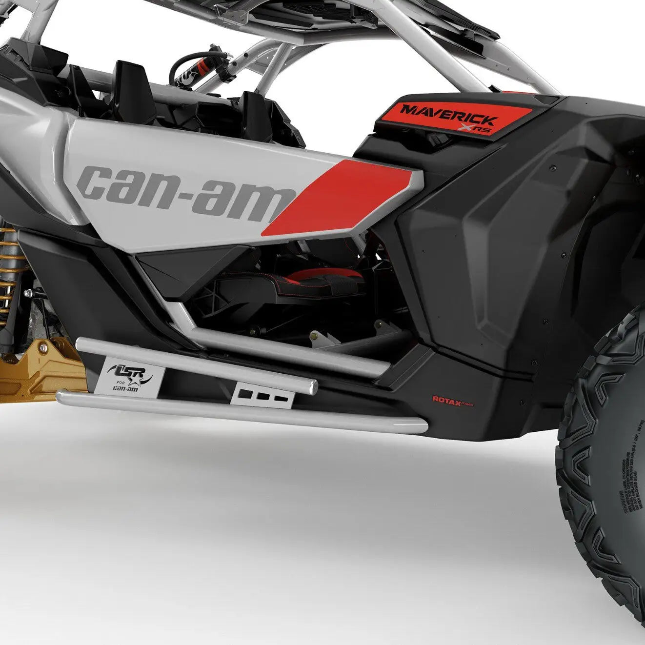 Lonestar Racing Rock Sliders Silver Can-Am Maverick X3