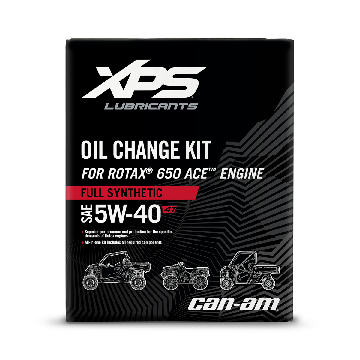 XPS Can-Am Oil Change Kit 5W40 ACE 650CC, SC*