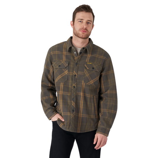 Men's Can-Am Bonded Plaid Overshirt