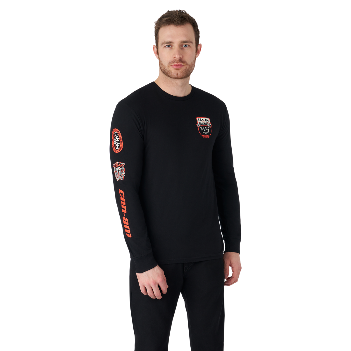 Men's Can-Am Badges LS T-Shirt