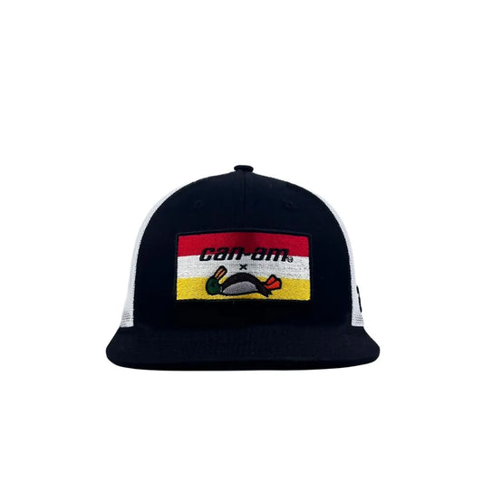 Unisex Can-Am X 24.7 Black Mesh Flat Cap