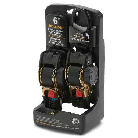 Bolt-On Retractable Ratcheting Tie-Downs Can-Am