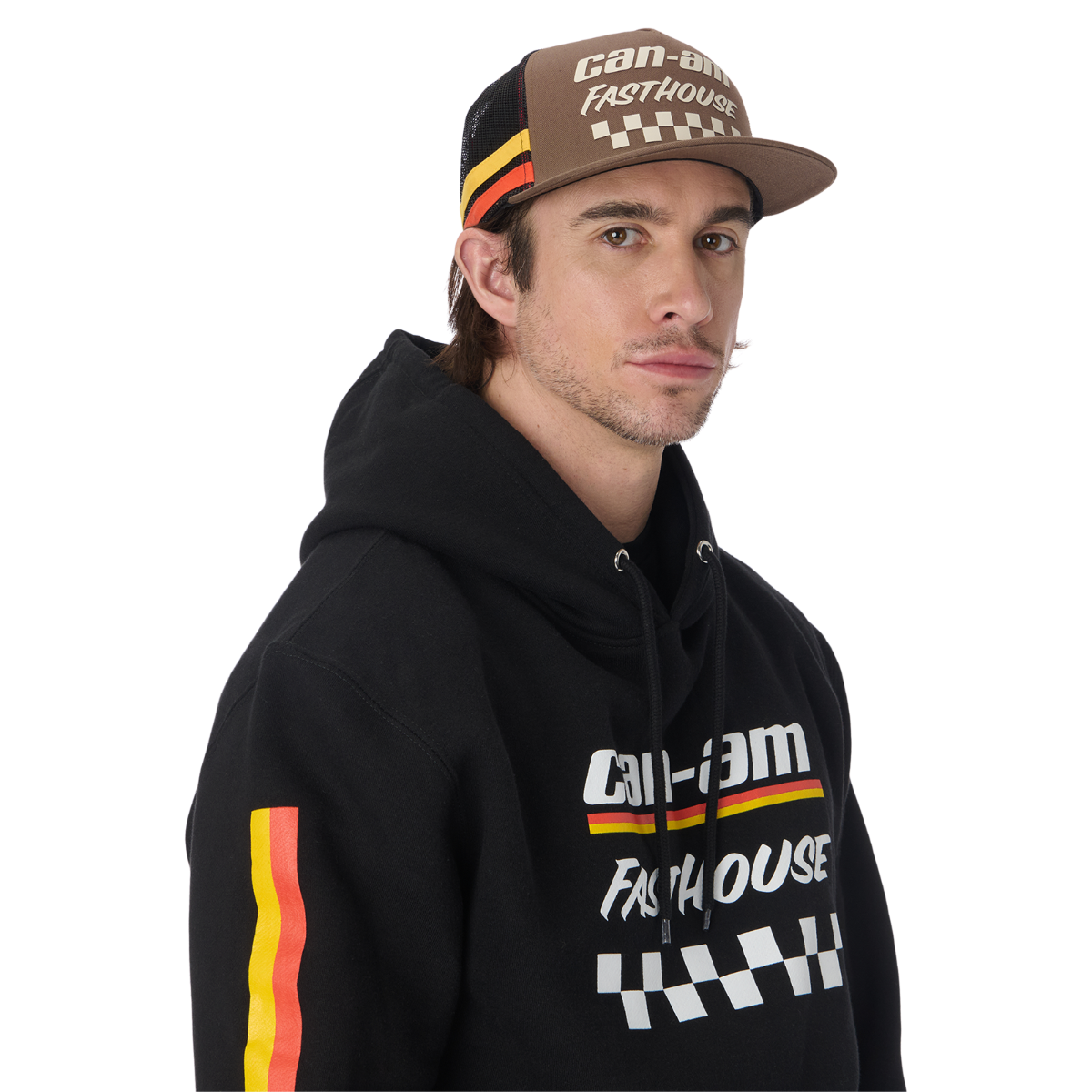 Unisex CAN-AM x Fasthouse Racing Flat Brim Cap