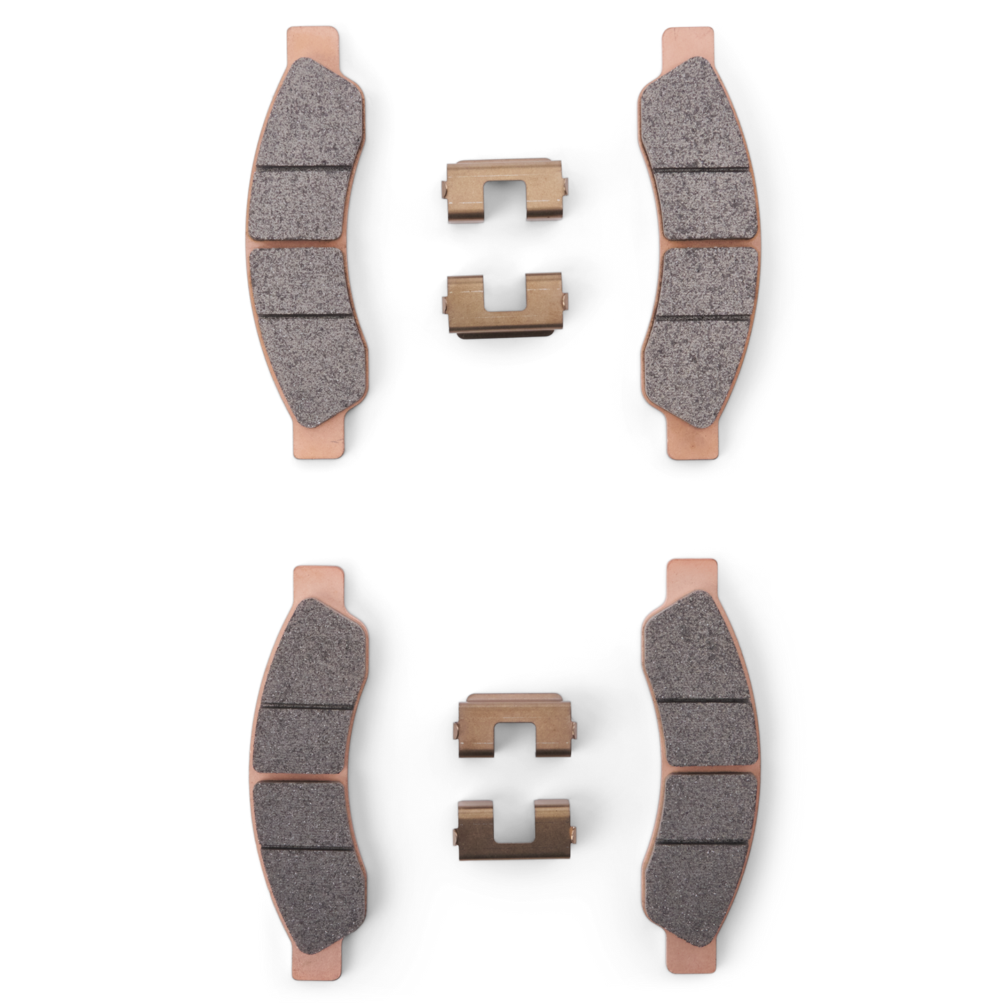 Semi-metallic brake pad set - Front (left & right)