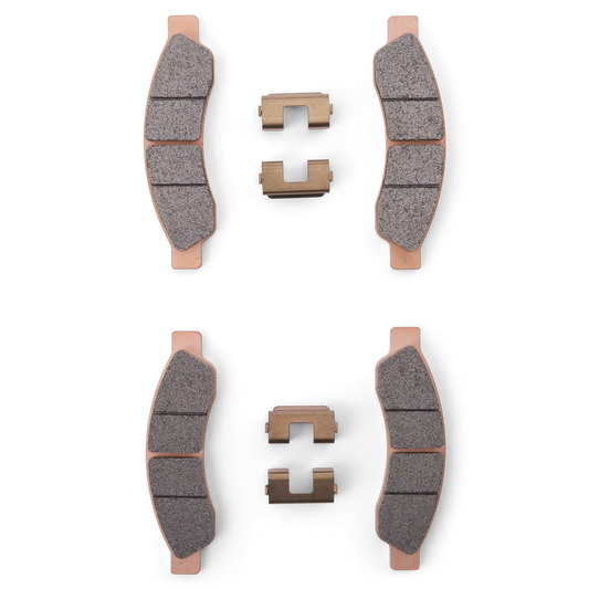 Semi-metallic brake pad set - Front (left & right)