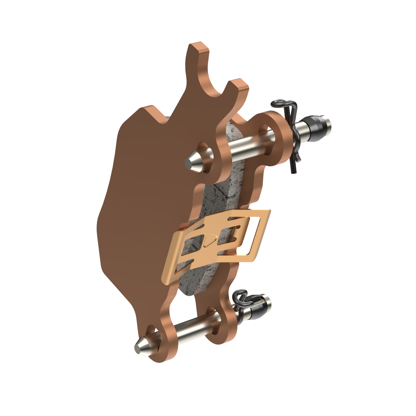 Semi-metallic brake pad set - Left & right side