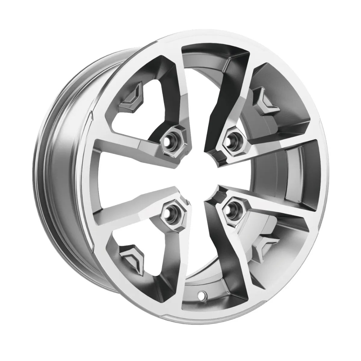 14 in. Rim Silver - Front