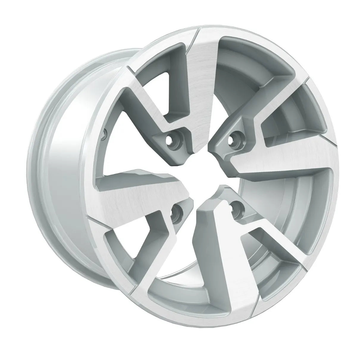 14 in. Rim Silver with Clear Coat - Rear