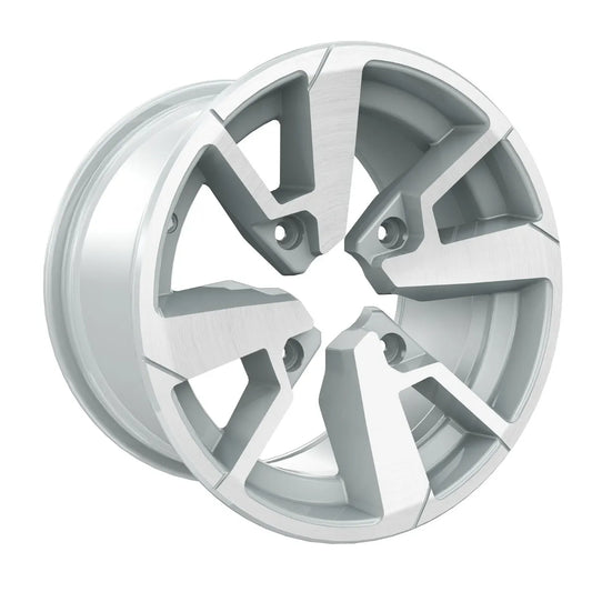 14 in. Rim Silver with Clear Coat - Rear