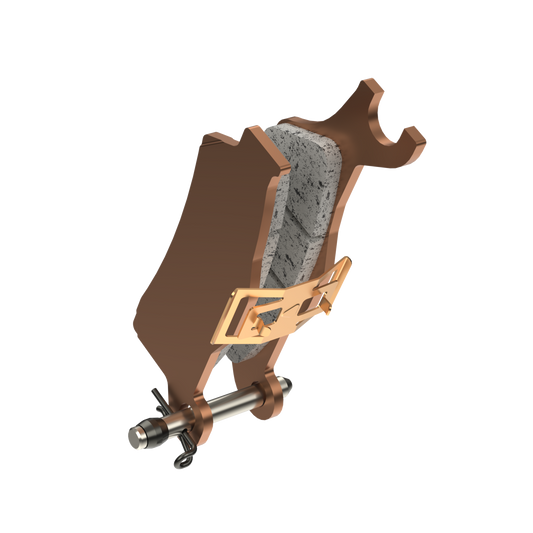 Semi-metallic brake pad set - Left & right side