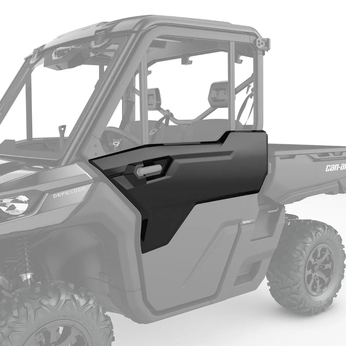 Front Left Door Trim - Timeless Black Can-Am Defender