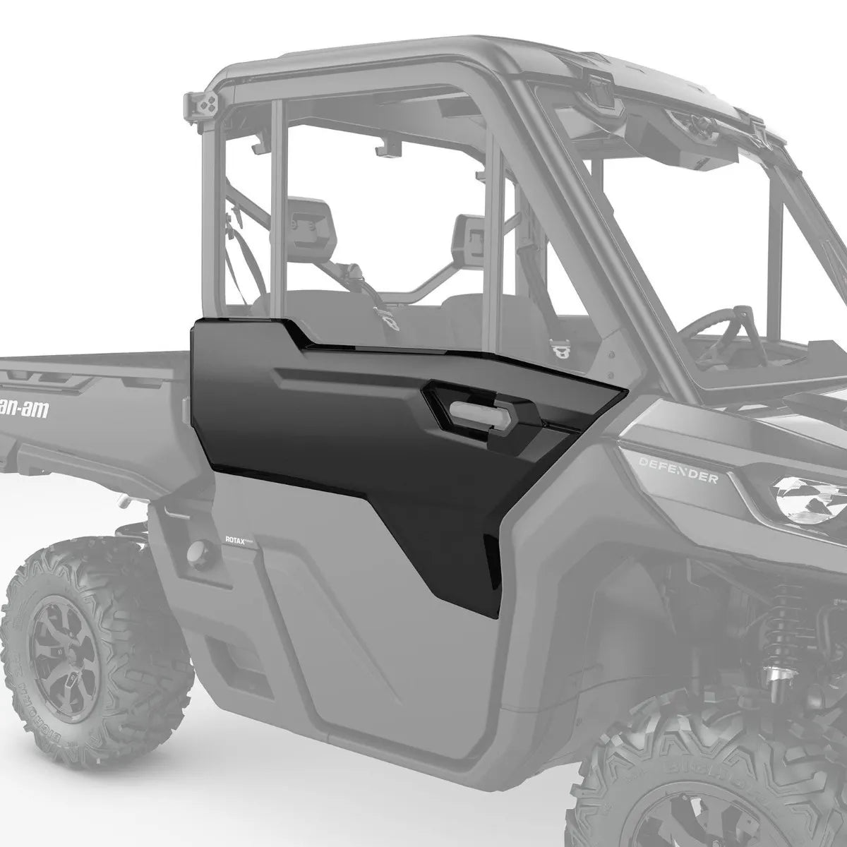 Front Right Door Trim - Timeless Black Can-Am Defender