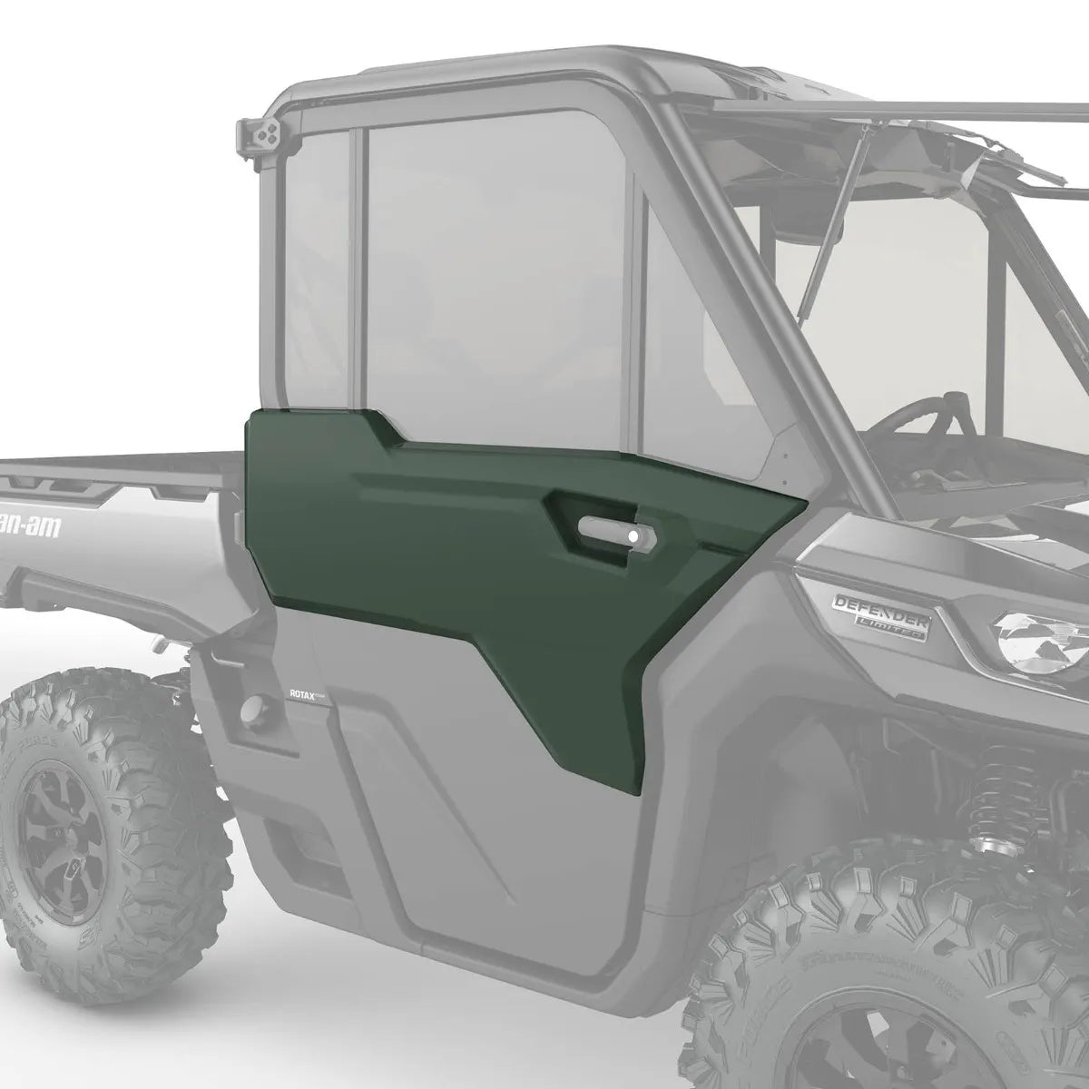 Front Right Door Trim - Compass Green Can-Am Defender