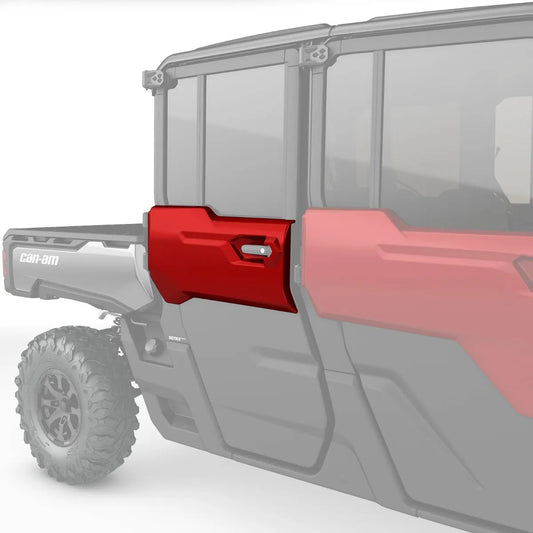 Rear Right Door Trim - Fiery Red Can-Am Defender