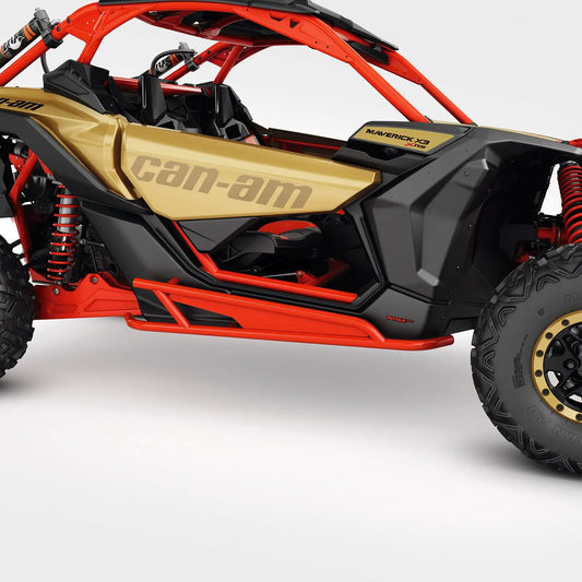 Rock Sliders Red Can-Am Maverick X3