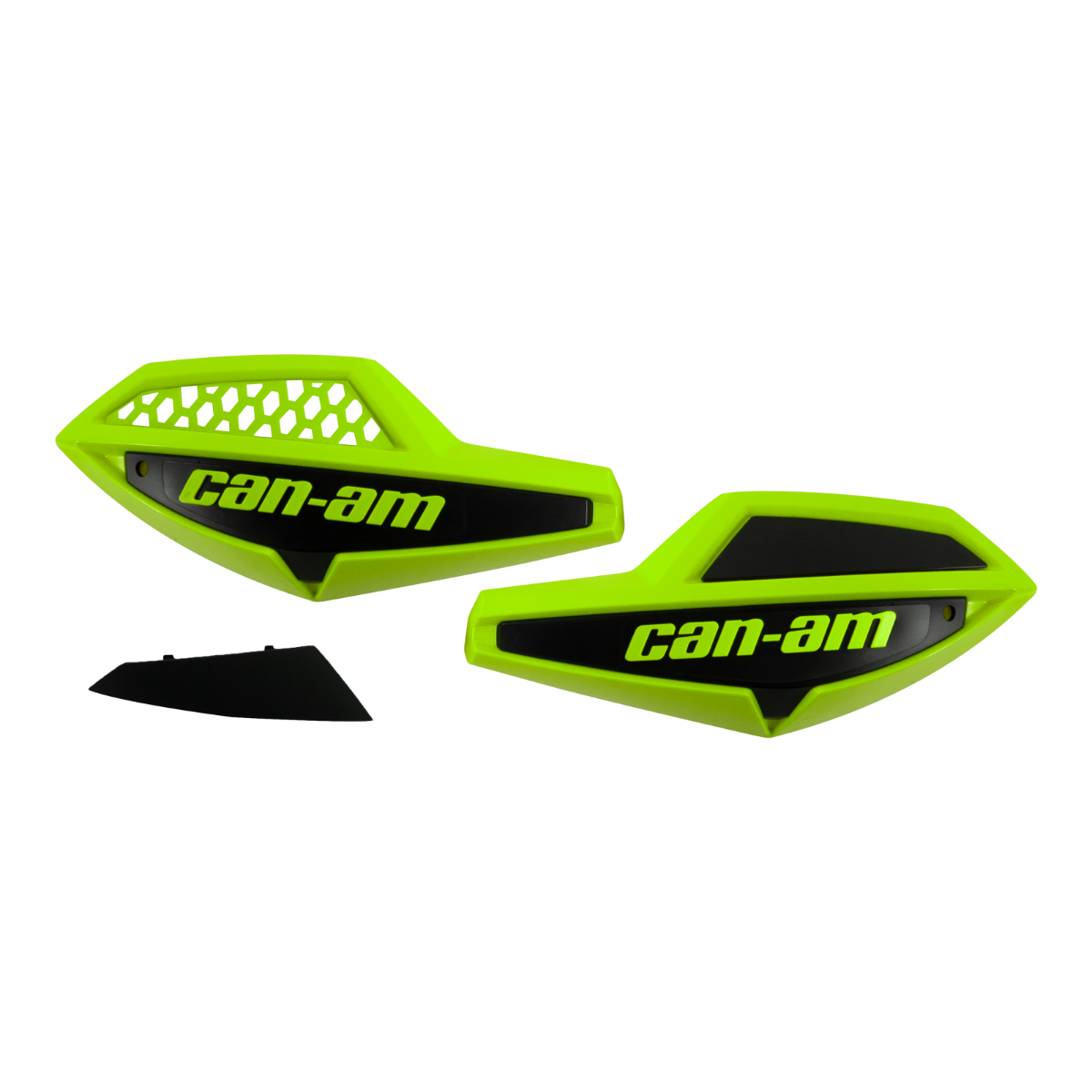 Handlebar Wind Deflectors Manta Green-Black