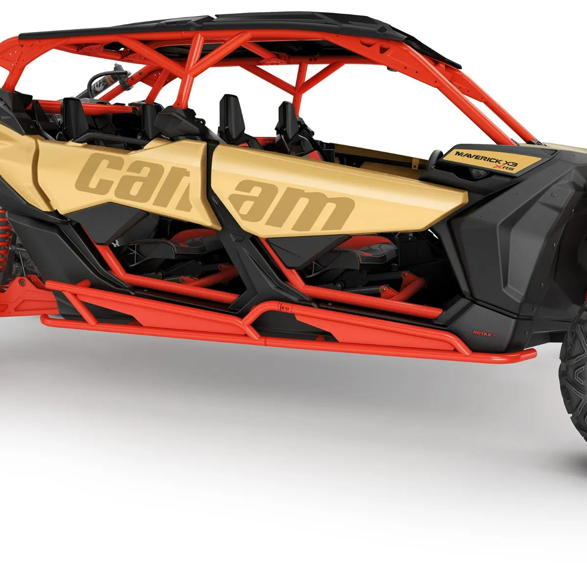 Rock Sliders Red Can-Am Maverick X3