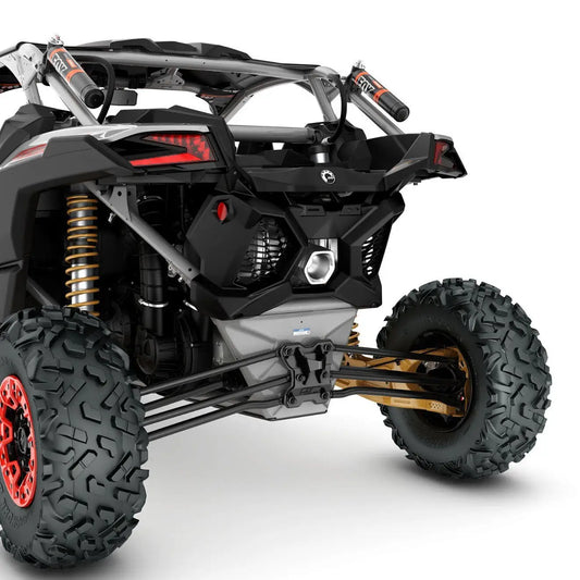 S3 Mud Rear Pull Plate Black Can-Am Maverick X3