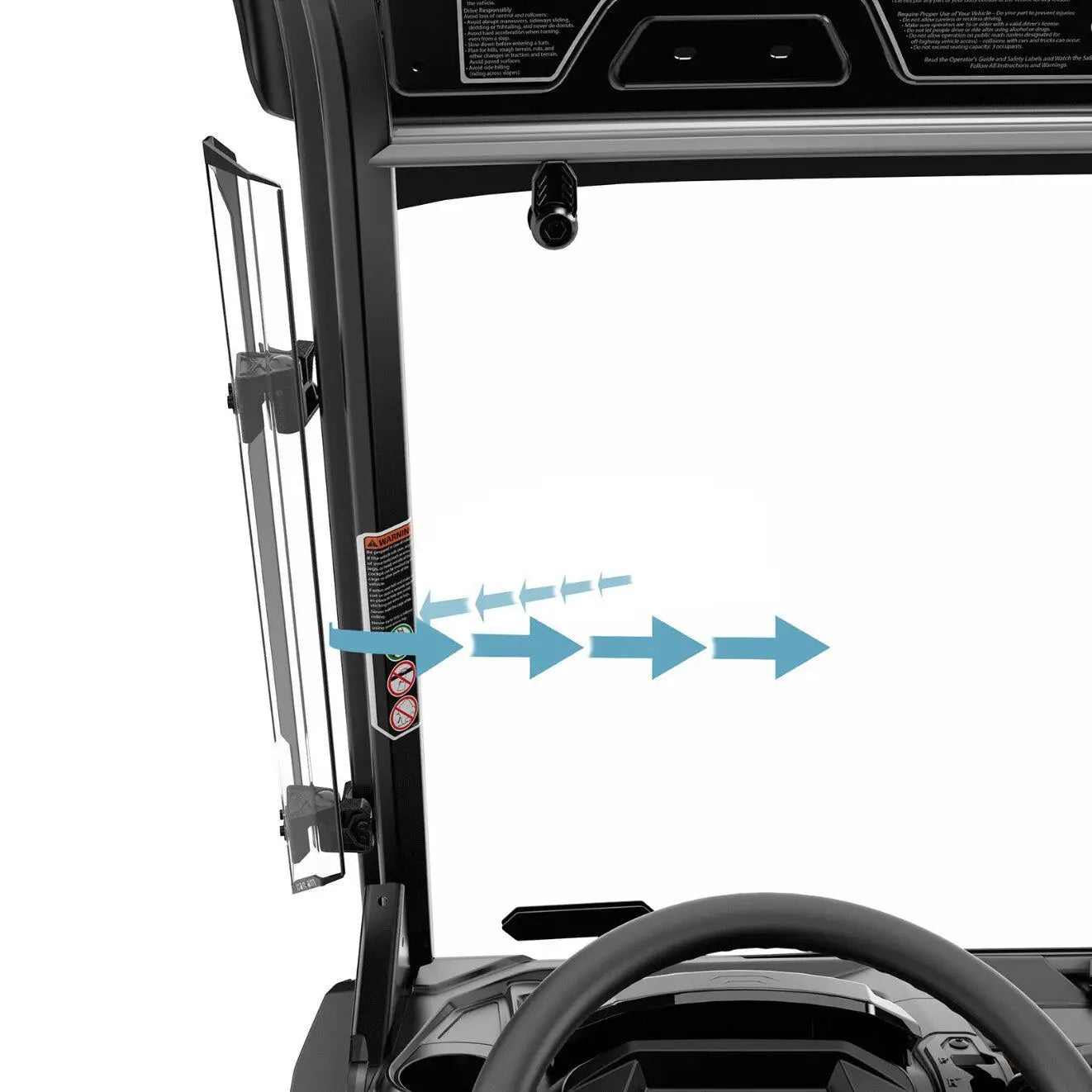 Side Wind Deflectors Can-Am Defender