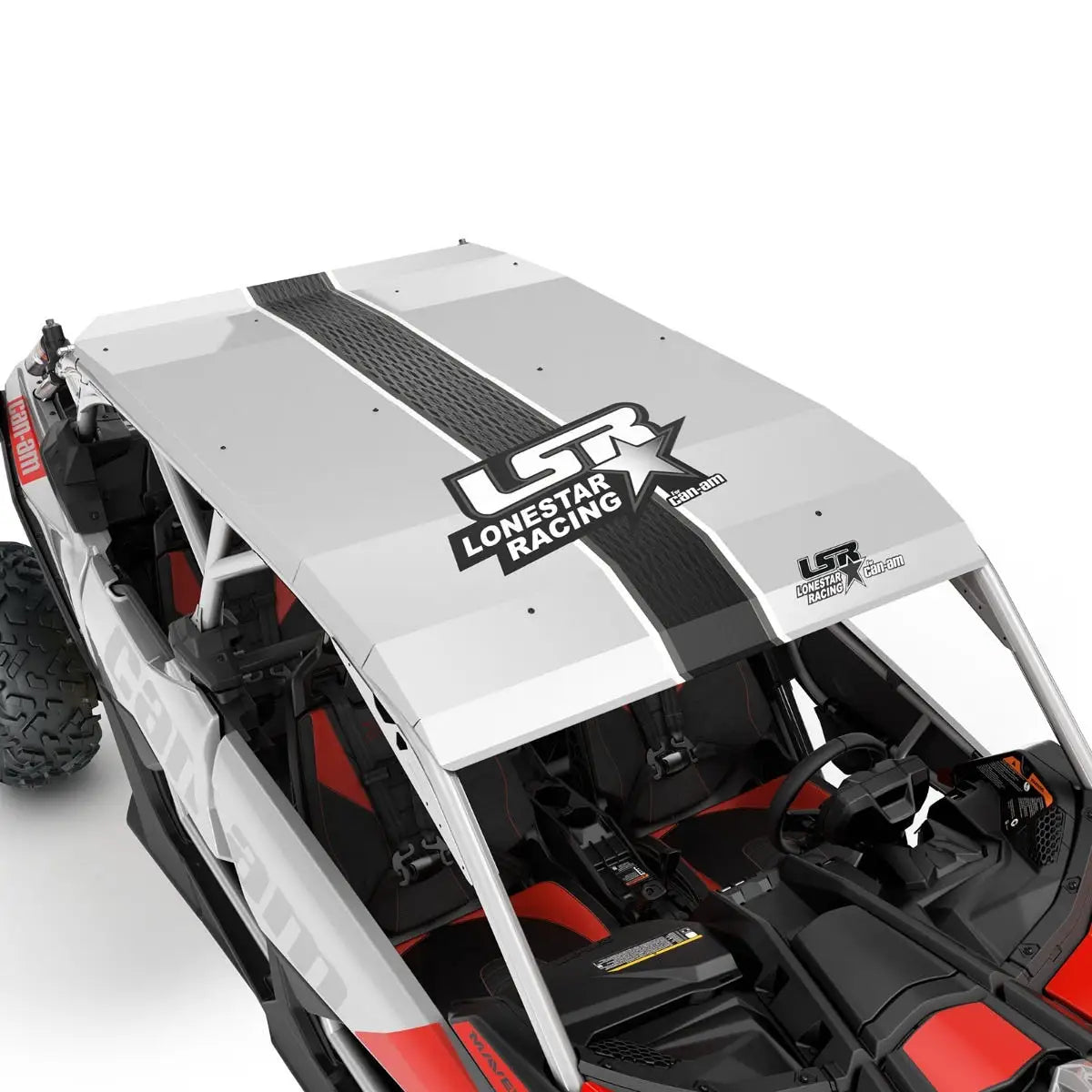 Lonestar Racing Aluminum Roof Silver Can-Am Maverick X3 MAX
