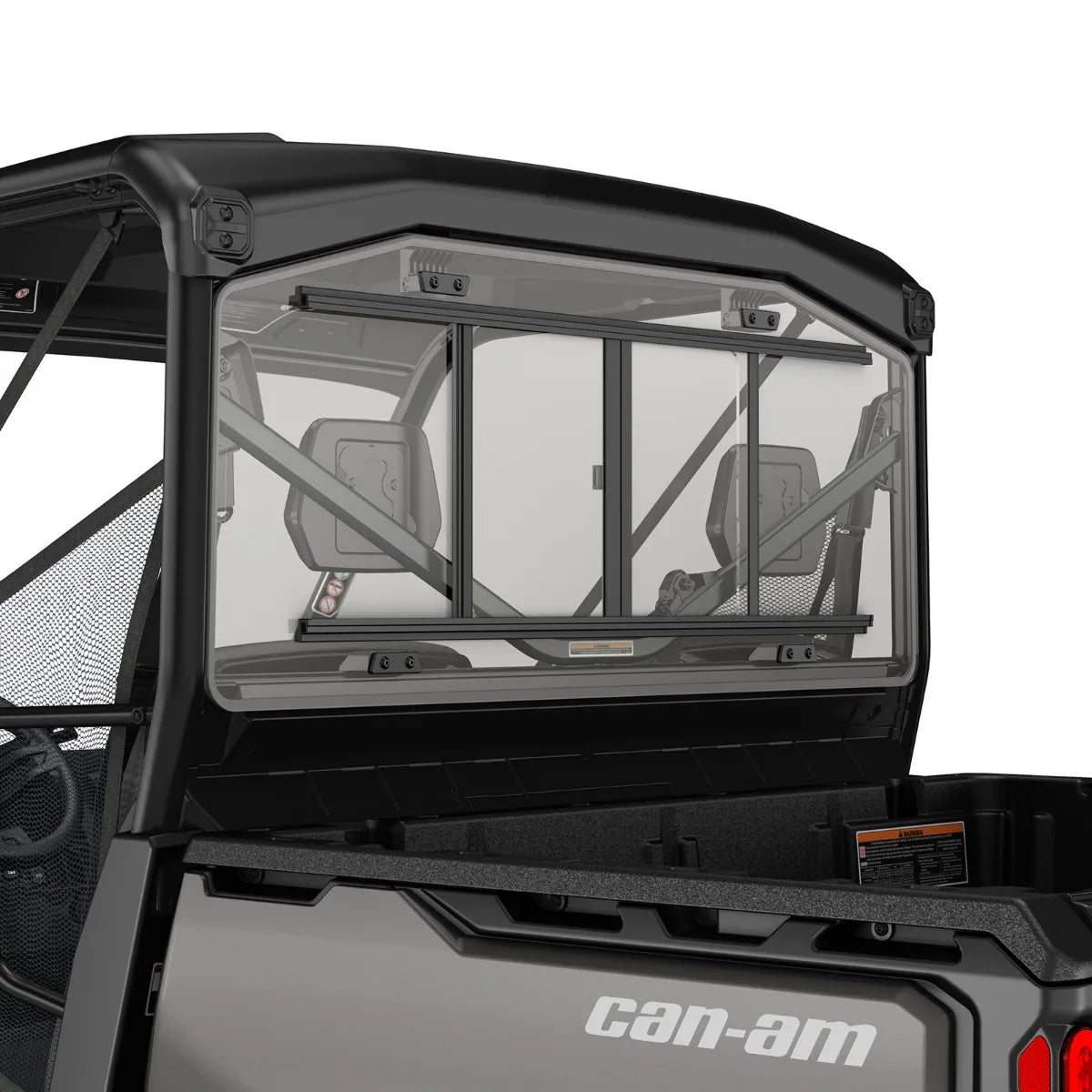 Rear Glass Window With Sliding Panel Can-Am Defender