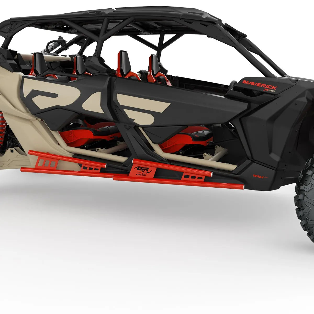 Lonestar Racing Rock Sliders Red Can-Am Maverick X3